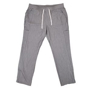 Figs Technical Collection Scrub‎ Pants Size Large Gray Medical Uniform Nurse